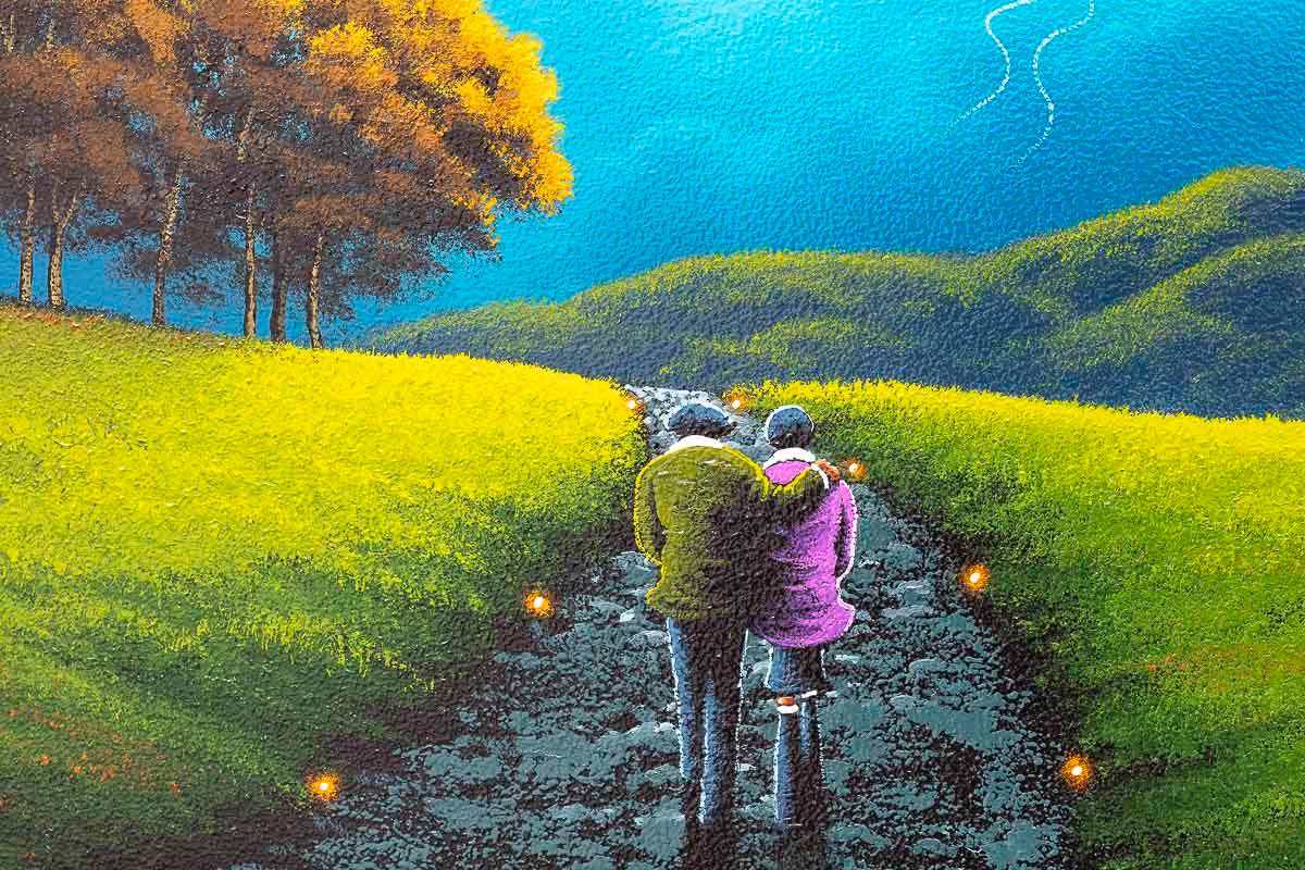 Pathway To Love - Original by artist David Renshaw - Wyecliffe Galleries