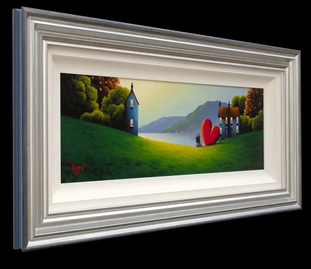Pine Mountain Lake - Original - SOLD by artist David Renshaw - Wyecliffe Galleries