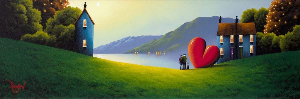 Pine Mountain Lake - Original - SOLD by artist David Renshaw - Wyecliffe Galleries