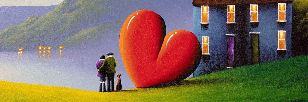 Pine Mountain Lake - Original - SOLD by artist David Renshaw - Wyecliffe Galleries