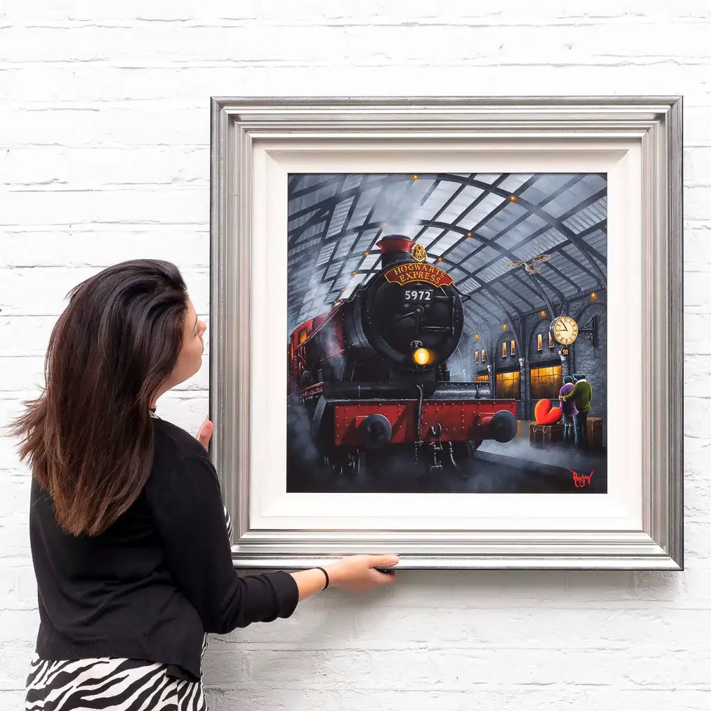 Platform 9¾ - Original - SOLD by artist David Renshaw - Wyecliffe Galleries