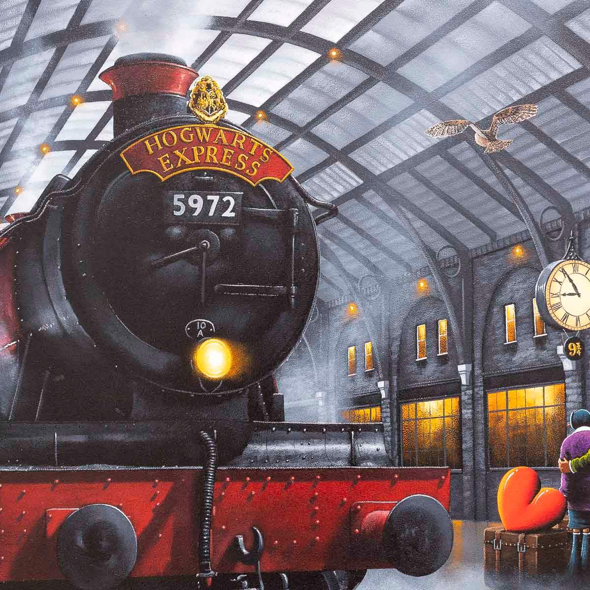 Platform 9¾ - Original - SOLD by artist David Renshaw - Wyecliffe Galleries