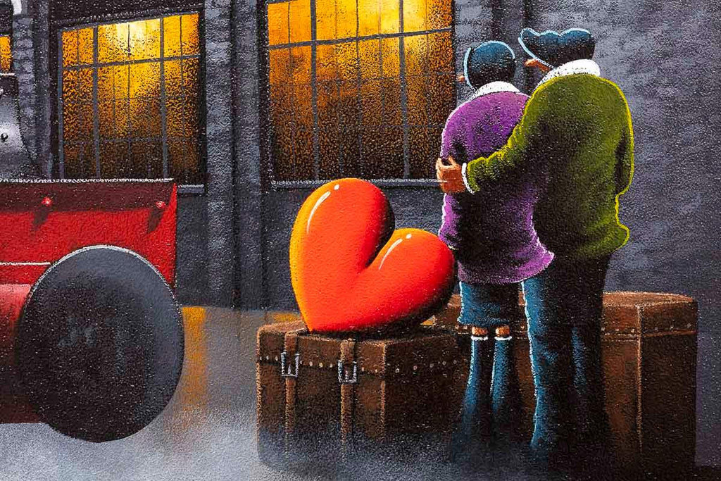 Platform 9¾ - Original - SOLD by artist David Renshaw - Wyecliffe Galleries