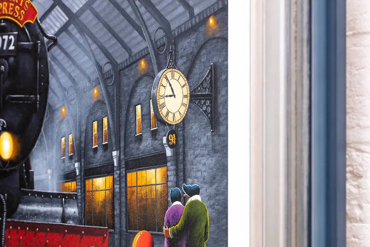 Platform 9¾ - Original - SOLD by artist David Renshaw - Wyecliffe Galleries