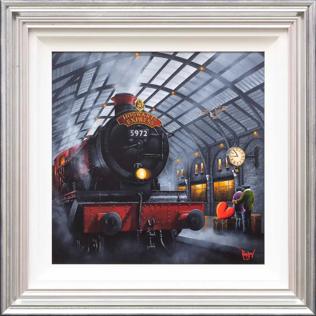 Platform 9¾ - Original - SOLD by artist David Renshaw - Wyecliffe Galleries