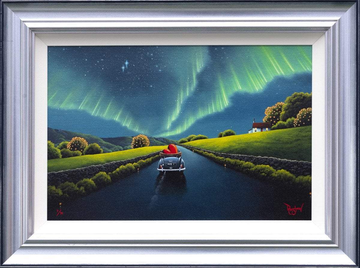 Beneath the Northern Lights - Boutique Edition by artist David Renshaw - Wyecliffe Galleries
