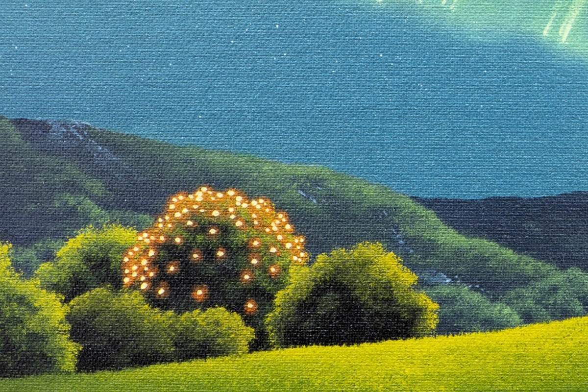 Beneath the Northern Lights - Boutique Edition by artist David Renshaw - Wyecliffe Galleries