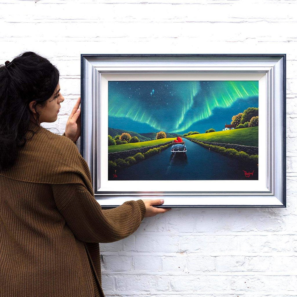 Beneath the Northern Lights - Boutique Edition by artist David Renshaw - Wyecliffe Galleries