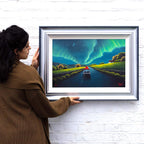 Beneath the Northern Lights - Boutique Edition by artist David Renshaw - Wyecliffe Galleries