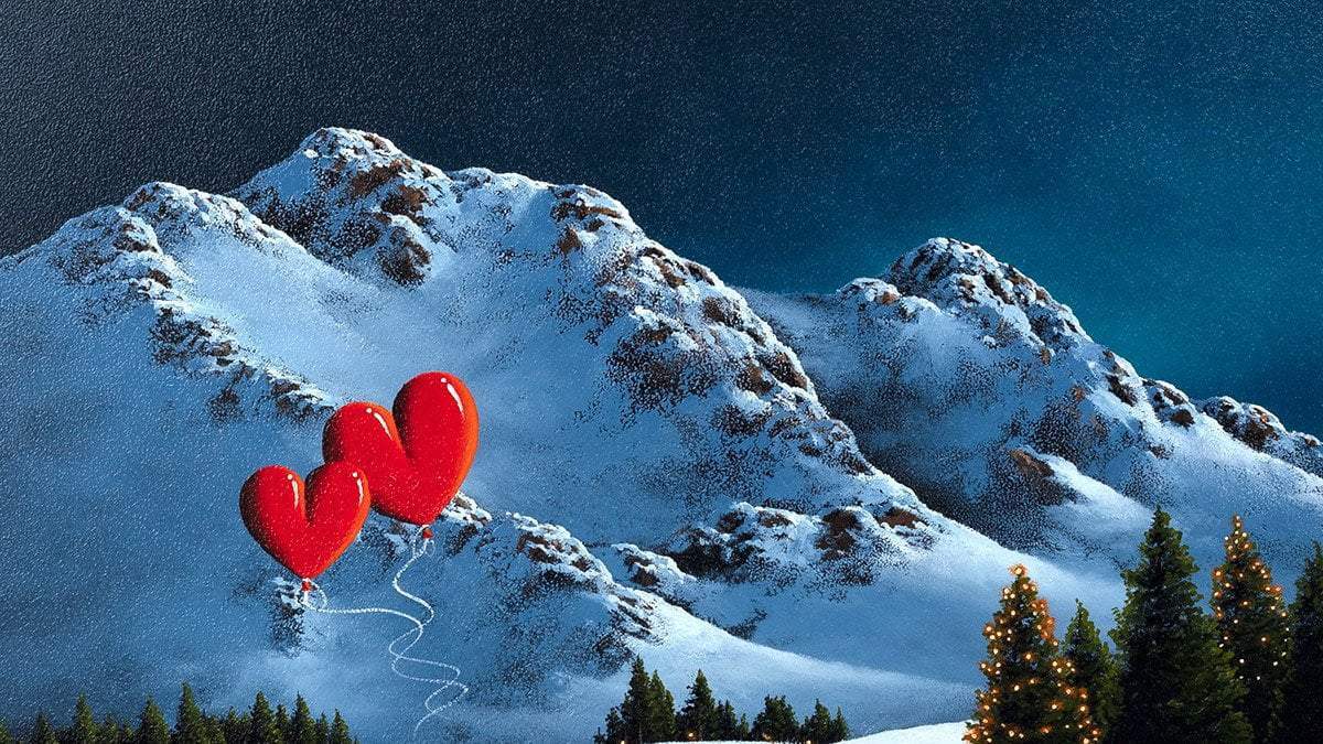 Race You to the Bottom! - Original - SOLD by artist David Renshaw - Wyecliffe Galleries