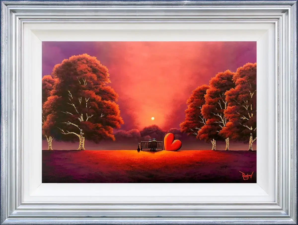 Red Skies At Night - Original - SOLD by artist David Renshaw - Wyecliffe Galleries