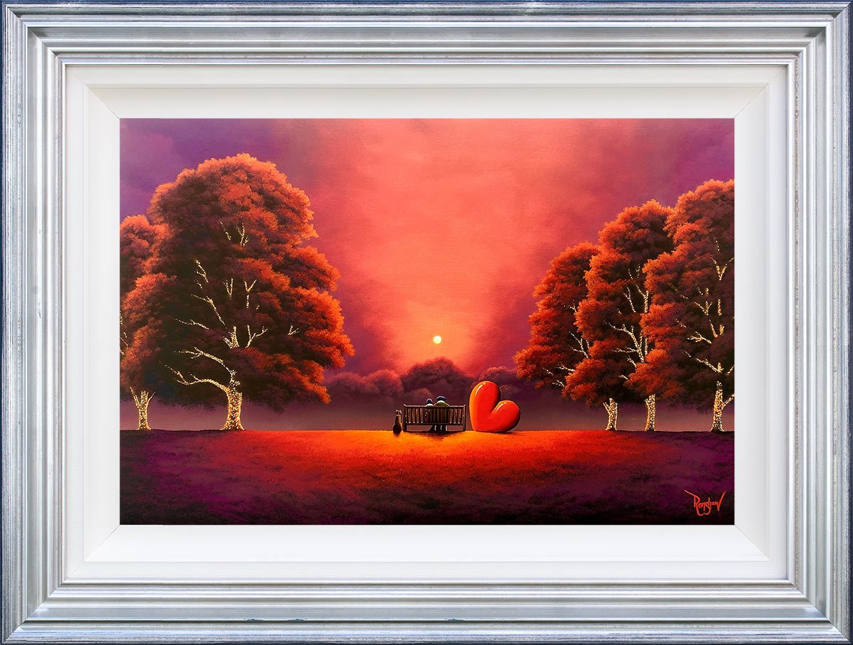 Red Skies At Night - Original - SOLD David Renshaw Framed