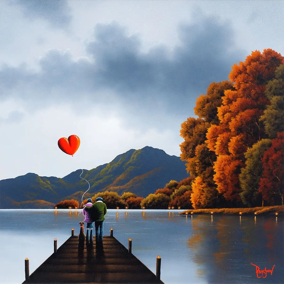 Remembering - Original - SOLD by artist David Renshaw - Wyecliffe Galleries