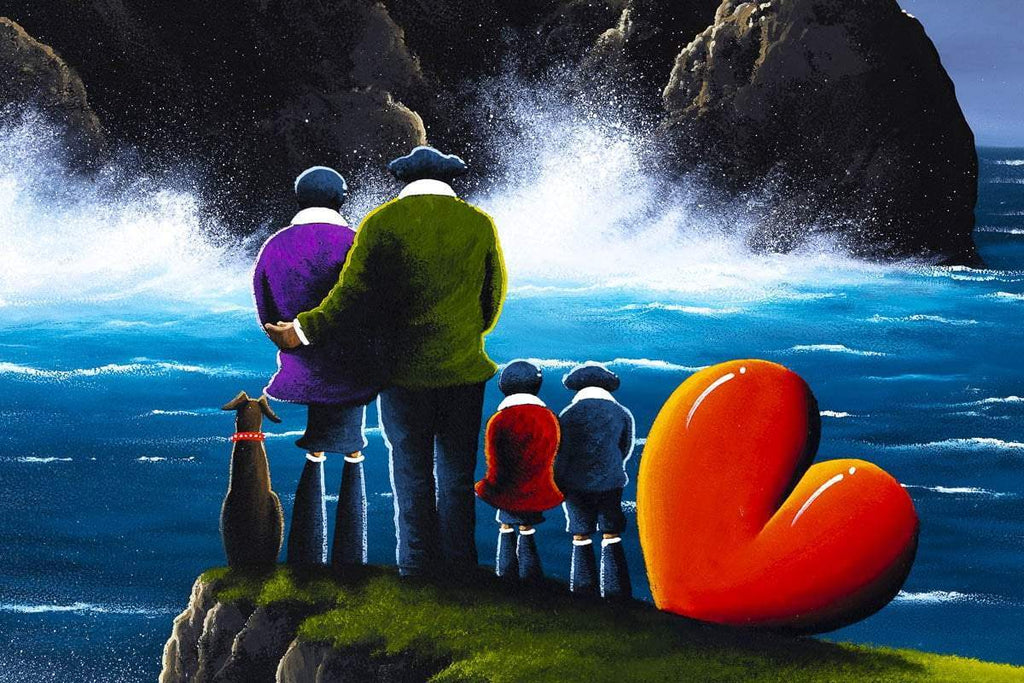 Remote Escape - Original - SOLD by artist David Renshaw - Wyecliffe Galleries