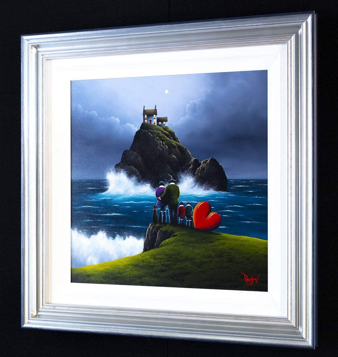 Remote Escape - Original - SOLD by artist David Renshaw - Wyecliffe Galleries