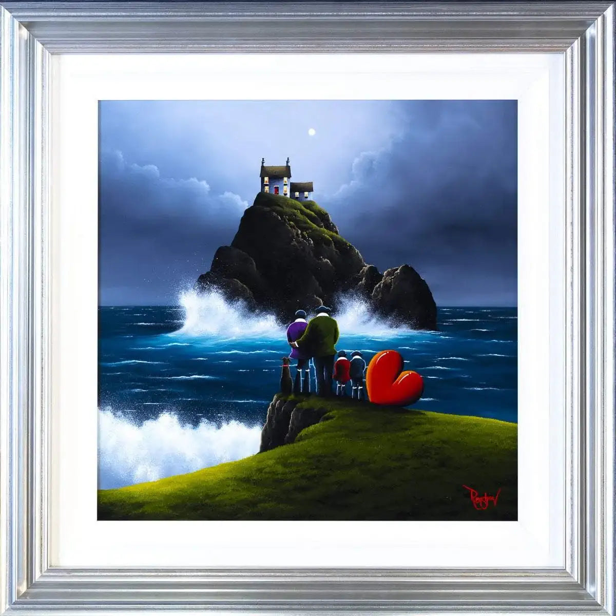Remote Escape - Original - SOLD by artist David Renshaw - Wyecliffe Galleries