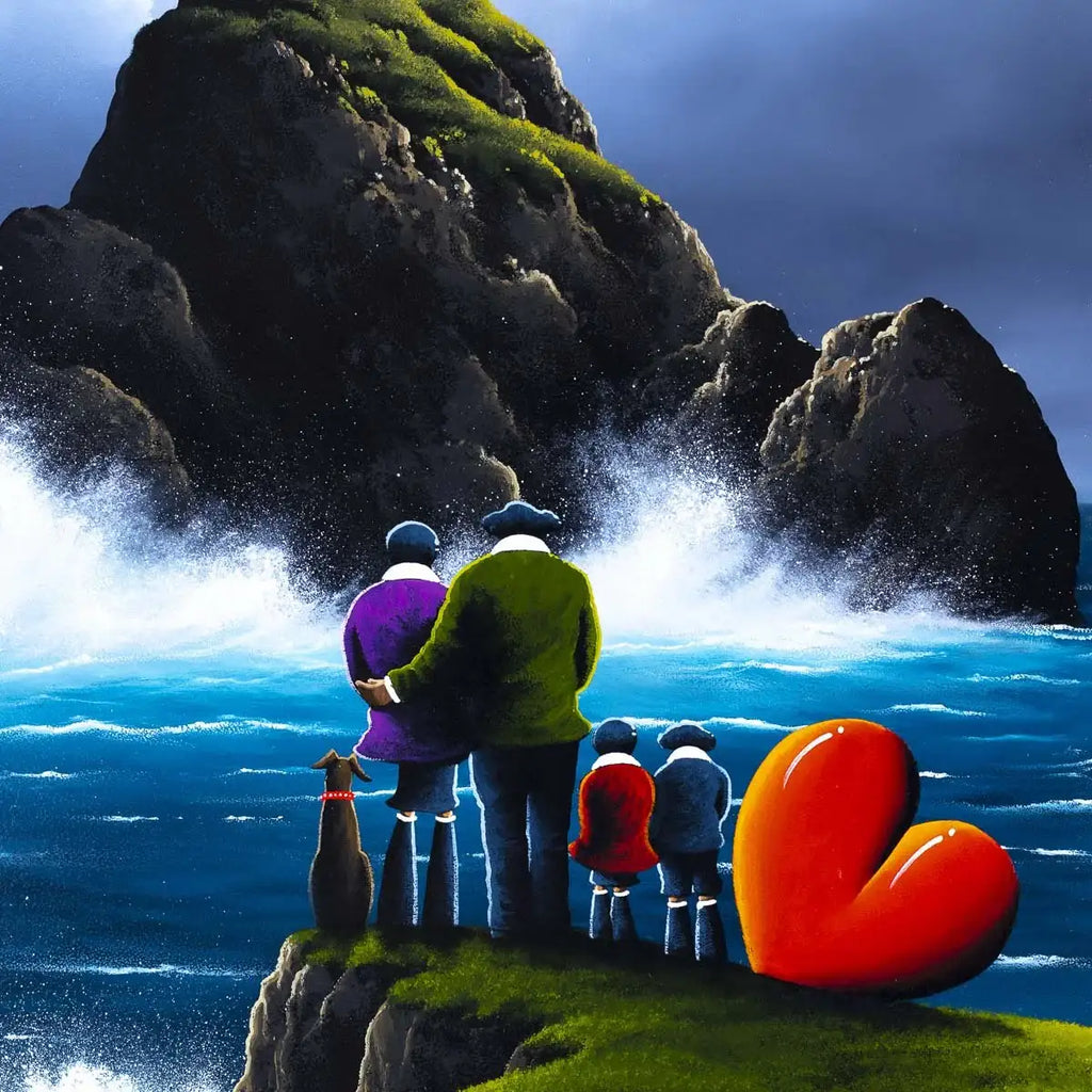 Remote Escape - Original - SOLD by artist David Renshaw - Wyecliffe Galleries