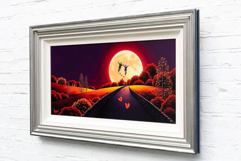 Riding into the Night Sky - Original - SOLD by artist David Renshaw - Wyecliffe Galleries