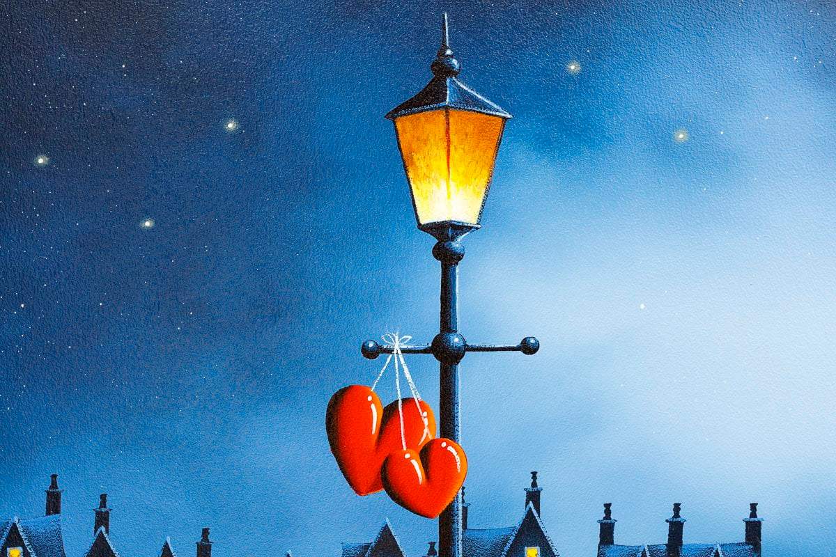 Riverside Love - Original - SOLD by artist David Renshaw - Wyecliffe Galleries