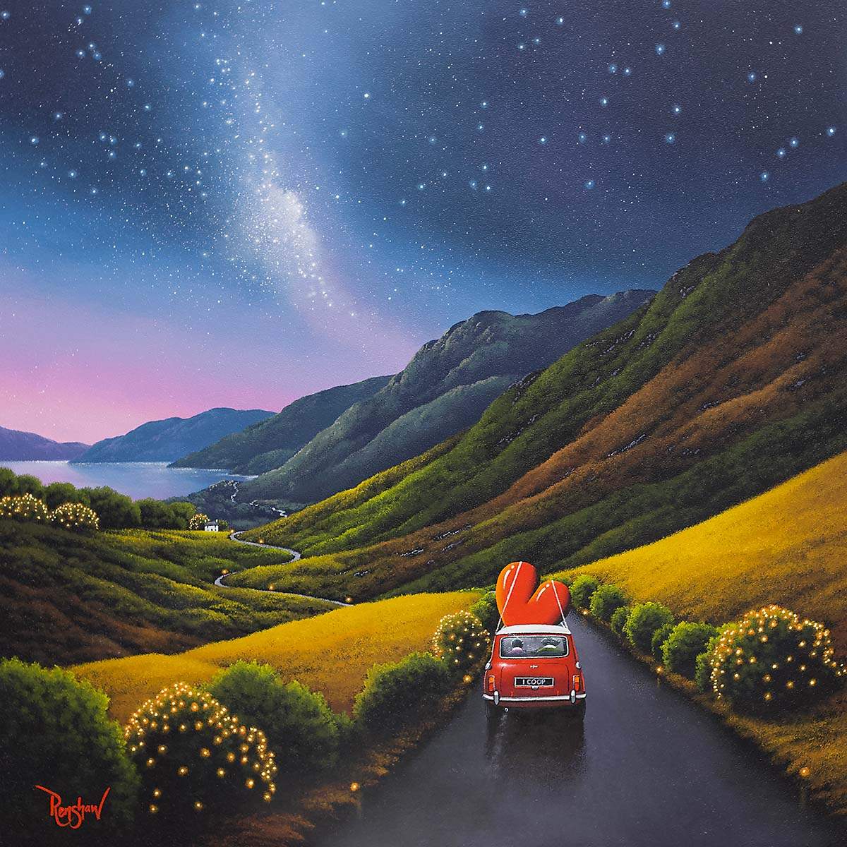 Road Trip - Original - SOLD by artist David Renshaw - Wyecliffe Galleries