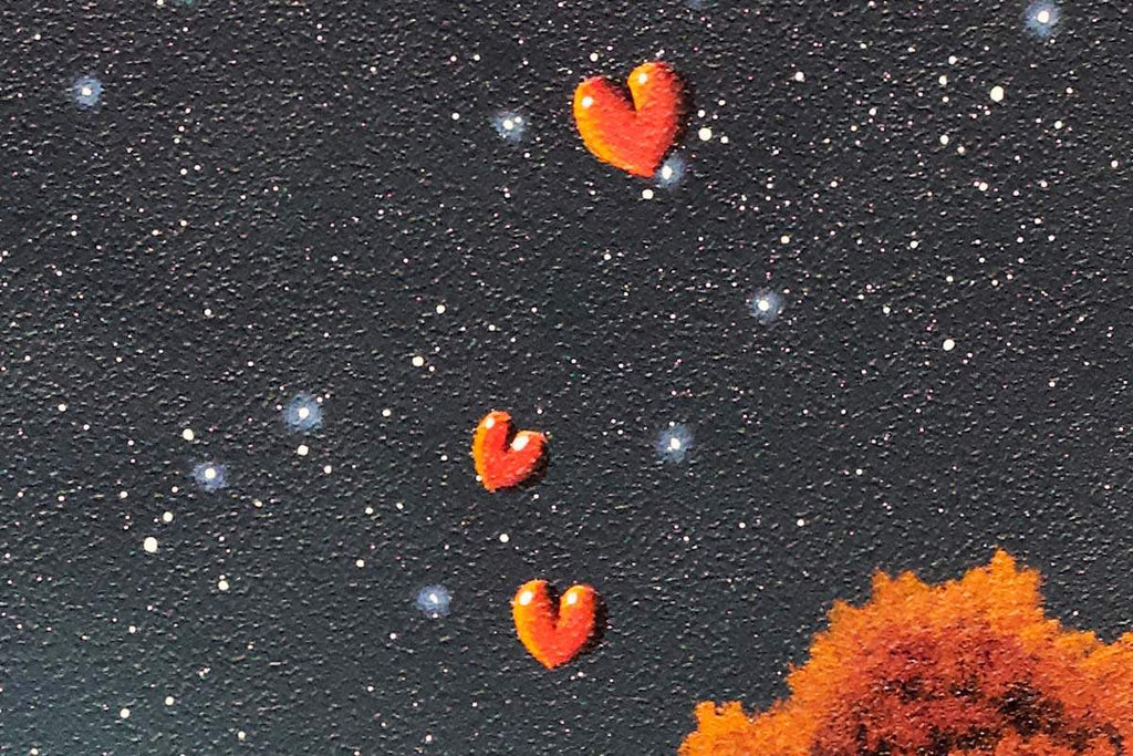 Rooftop Bliss - Original - SOLD by artist David Renshaw - Wyecliffe Galleries