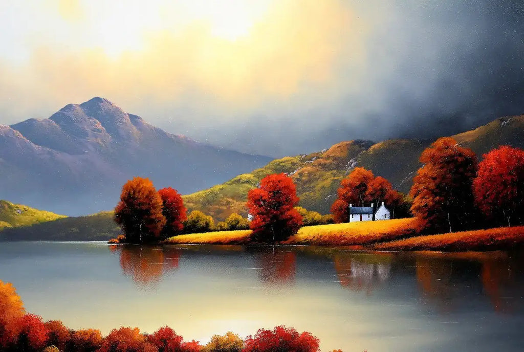 Sanctuary - SOLD by artist David Renshaw - Wyecliffe Galleries
