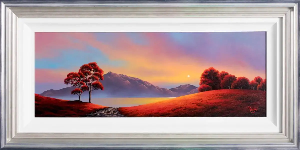 Scarlet Bay - SOLD by artist David Renshaw - Wyecliffe Galleries