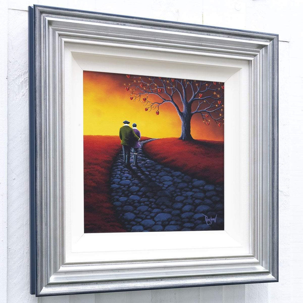 Scarlet Sunset - Original - SOLD by artist David Renshaw - Wyecliffe Galleries