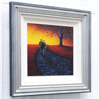 Scarlet Sunset - Original - SOLD by artist David Renshaw - Wyecliffe Galleries