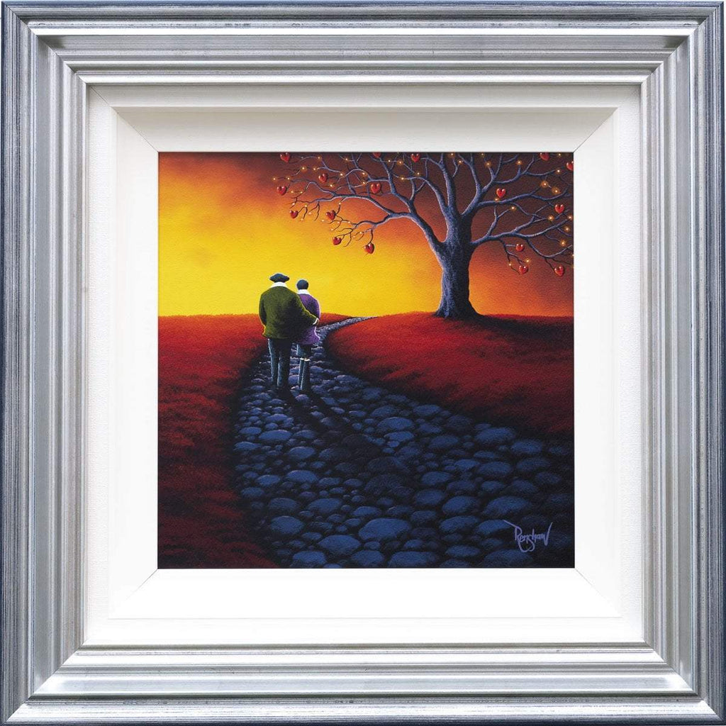 Scarlet Sunset - Original - SOLD by artist David Renshaw - Wyecliffe Galleries