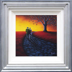 Scarlet Sunset - Original - SOLD by artist David Renshaw - Wyecliffe Galleries