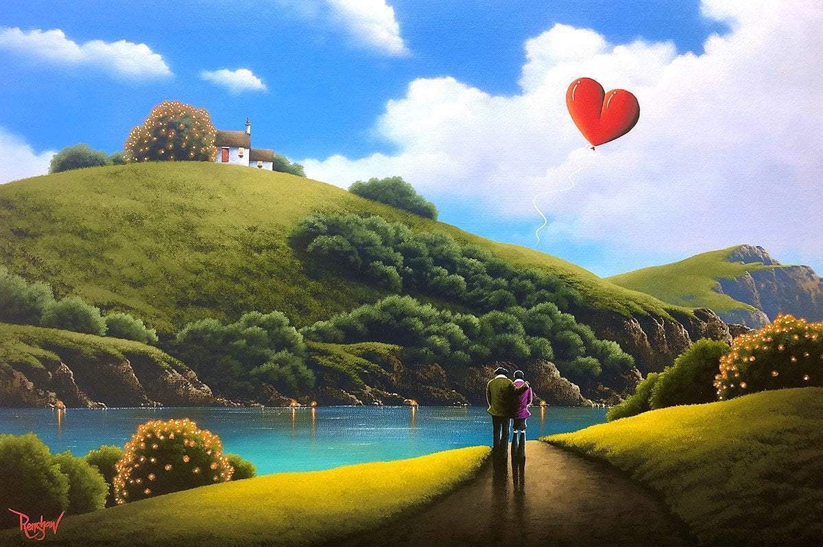 Sea of Love - Original -SOLD by artist David Renshaw - Wyecliffe Galleries