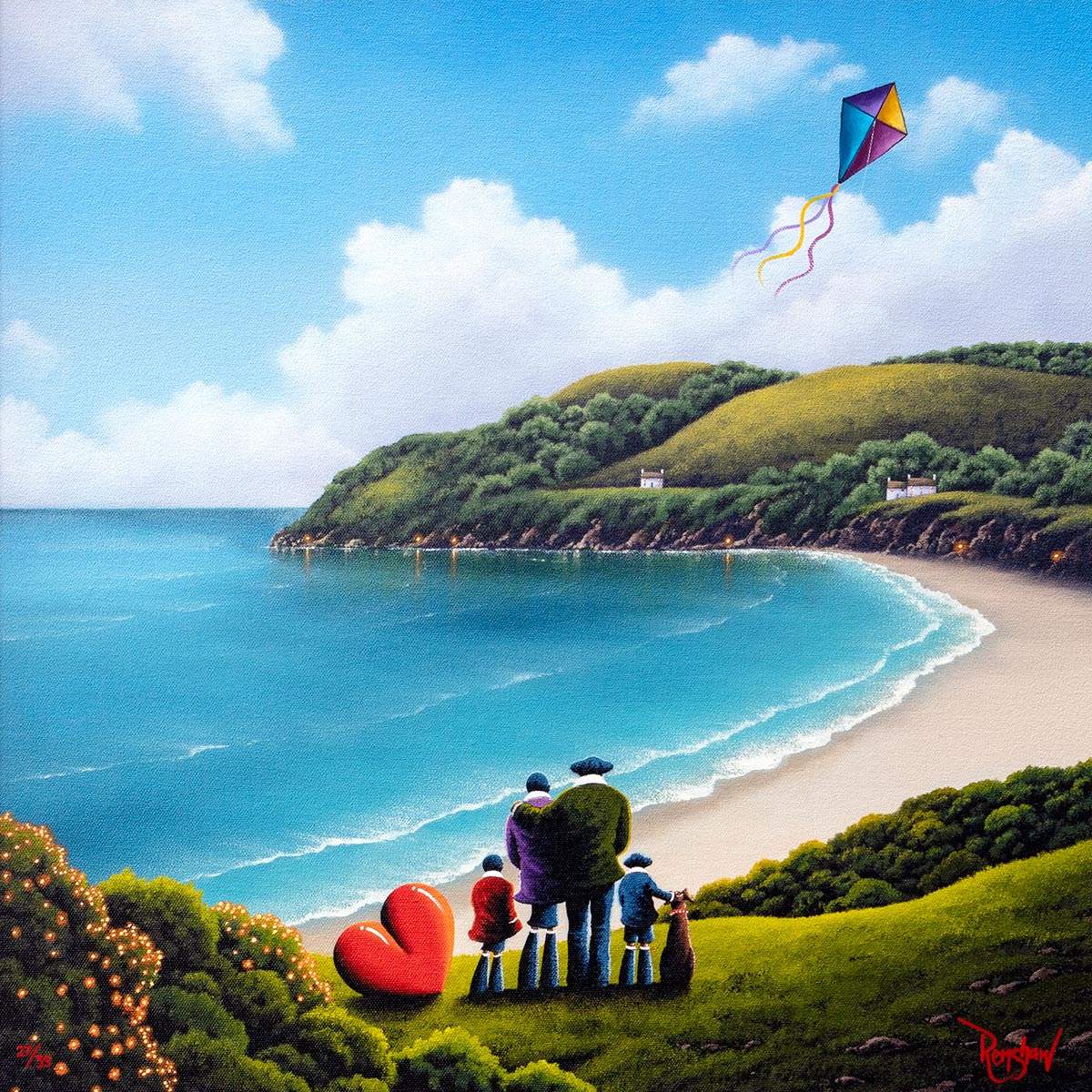 Seaside Memories - Boutique Edition by artist David Renshaw - Wyecliffe Galleries