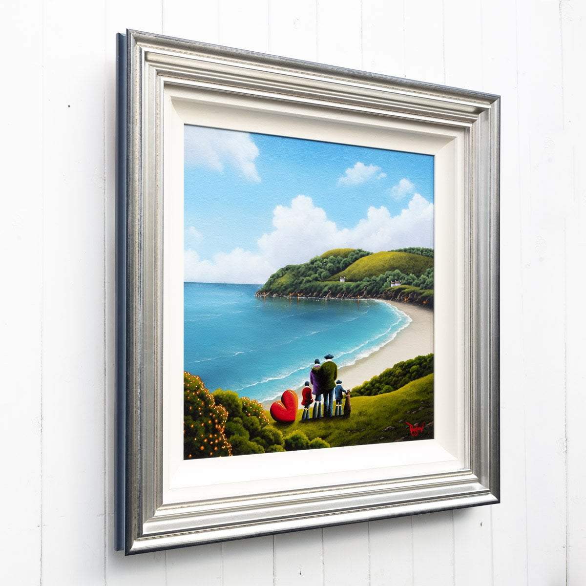 Seaside Memories - Original - SOLD by artist David Renshaw - Wyecliffe Galleries