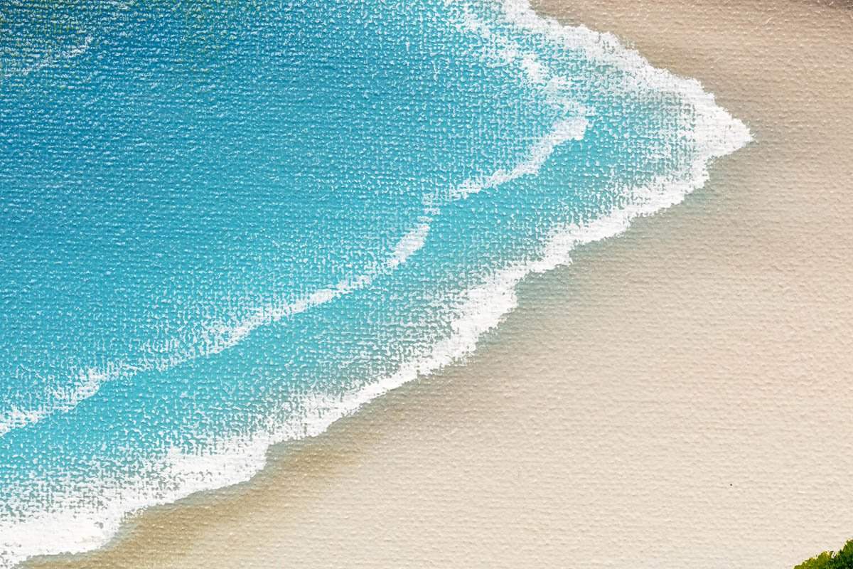 Seaside Memories - Original - SOLD by artist David Renshaw - Wyecliffe Galleries