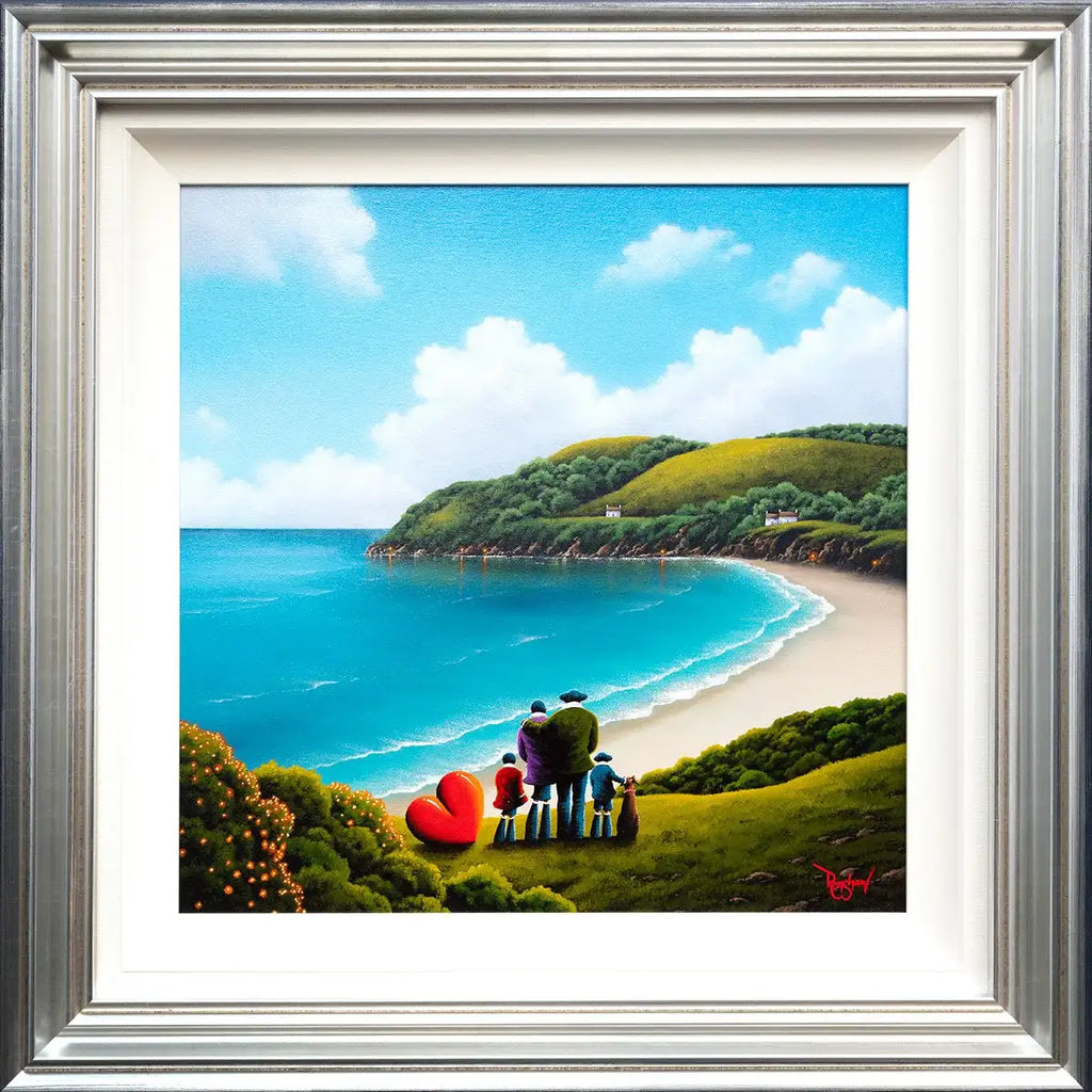 Seaside Memories - Original - SOLD by artist David Renshaw - Wyecliffe Galleries