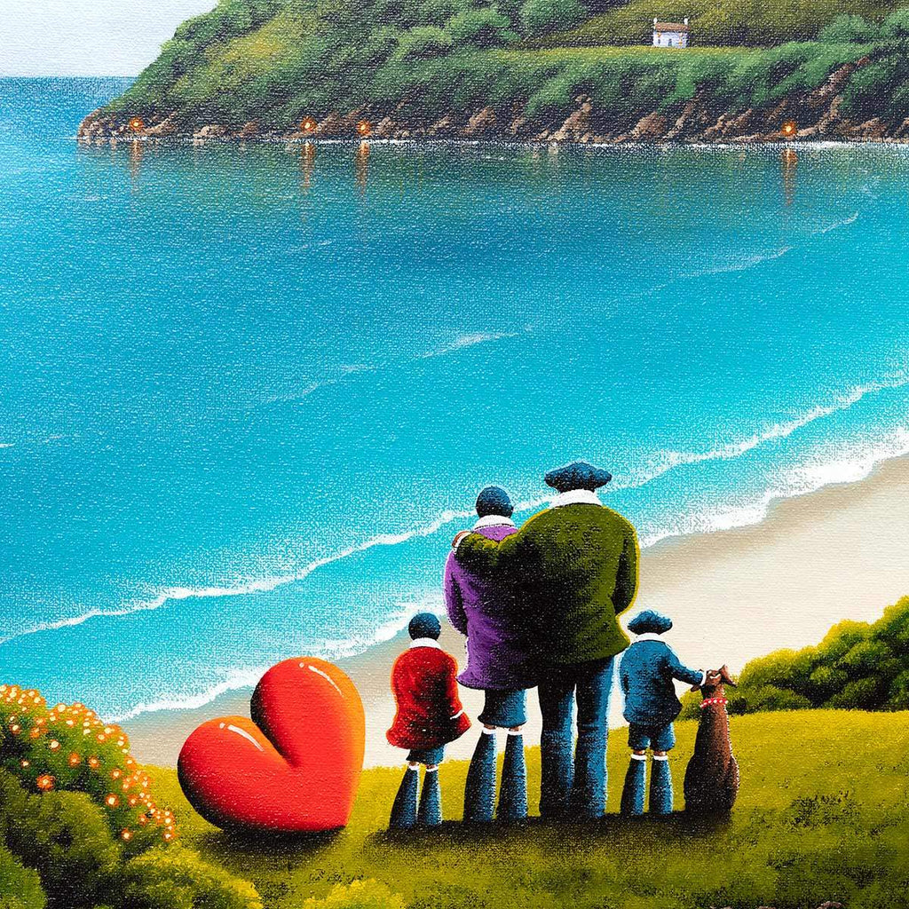 Seaside Memories - Original - SOLD by artist David Renshaw - Wyecliffe Galleries