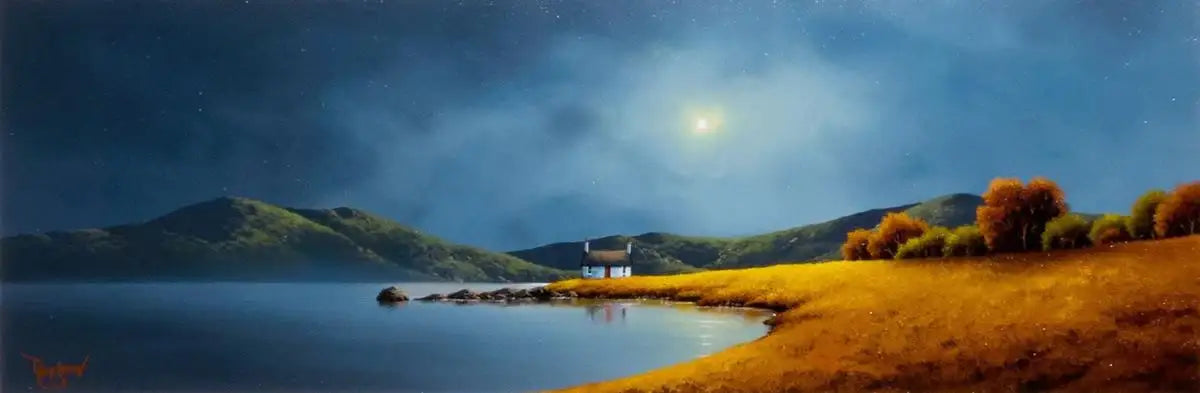 Secluded Spot - Original - SOLD by artist David Renshaw - Wyecliffe Galleries