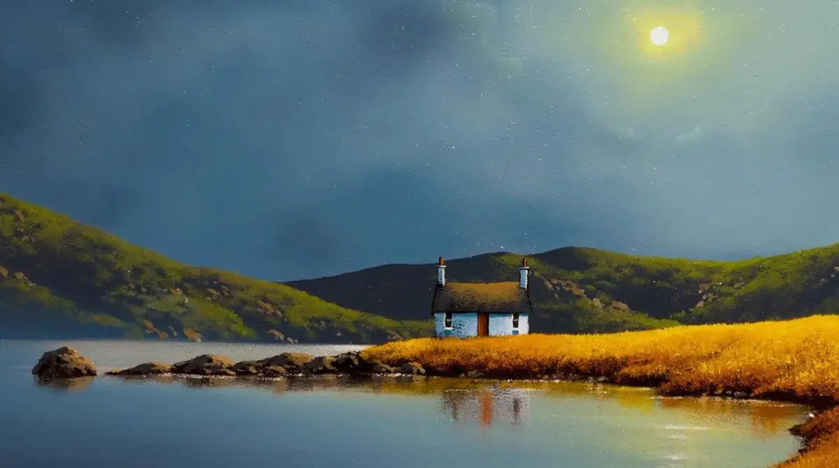 Secluded Spot - Original - SOLD by artist David Renshaw - Wyecliffe Galleries