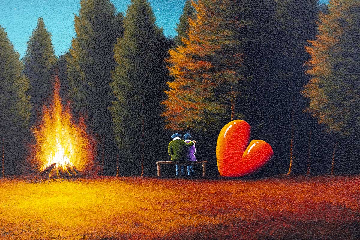 Sitting by the Fire - Original - SOLD