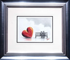 Sitting with You - Sketch - SOLD by artist David Renshaw - Wyecliffe Galleries