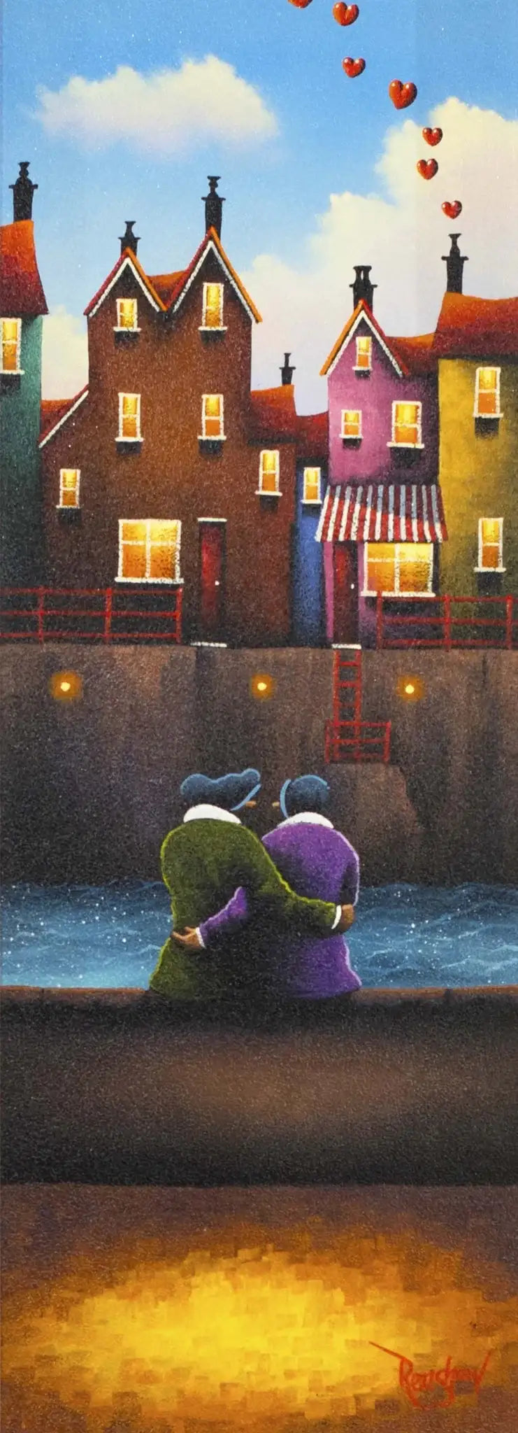 Sitting with You - SOLD by artist David Renshaw - Wyecliffe Galleries