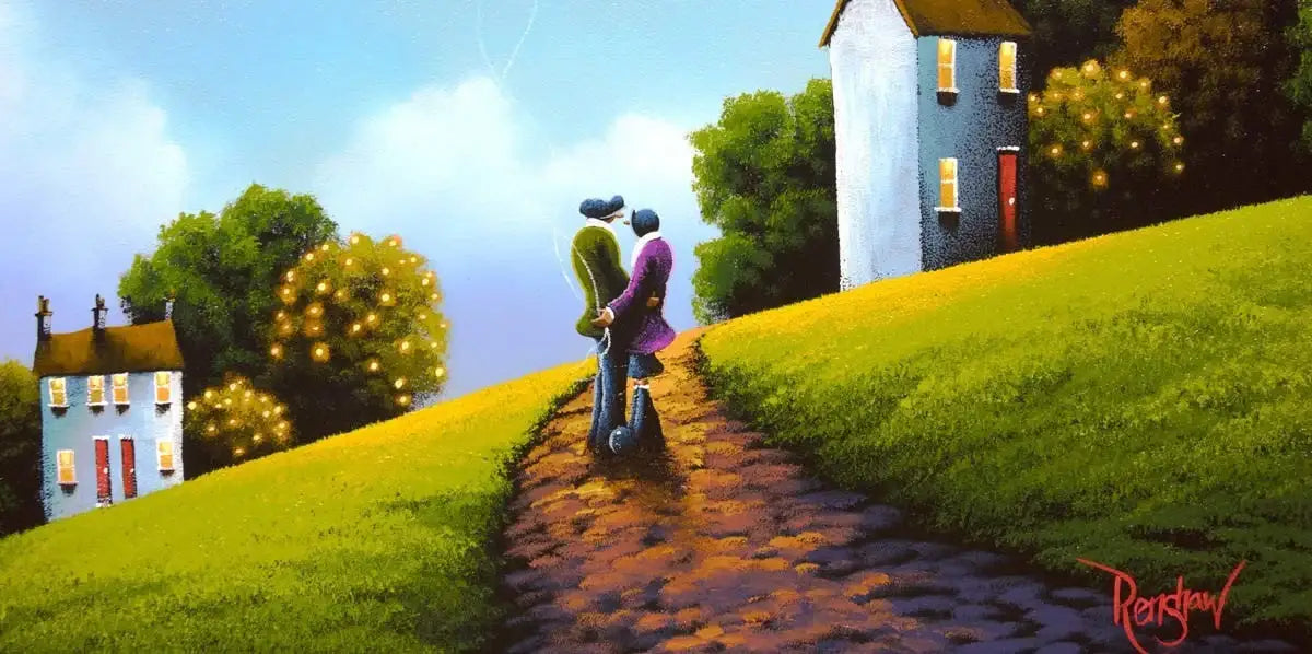 Skies of Blue - Original - SOLD by artist David Renshaw - Wyecliffe Galleries