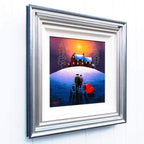 Snowy Fields - Original - SOLD by artist David Renshaw - Wyecliffe Galleries