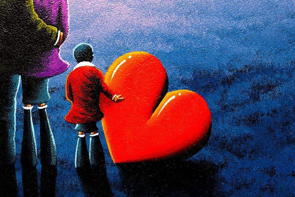 Snowy Fields - Original - SOLD by artist David Renshaw - Wyecliffe Galleries