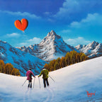 Snowy Memories - Original SOLD by artist David Renshaw - Wyecliffe Galleries