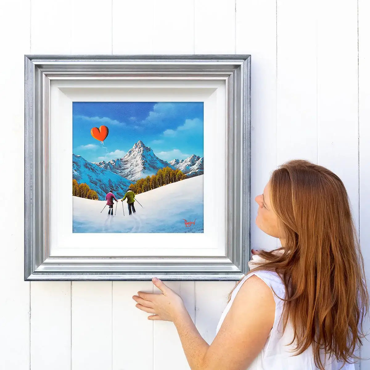 Snowy Memories - Original SOLD by artist David Renshaw - Wyecliffe Galleries