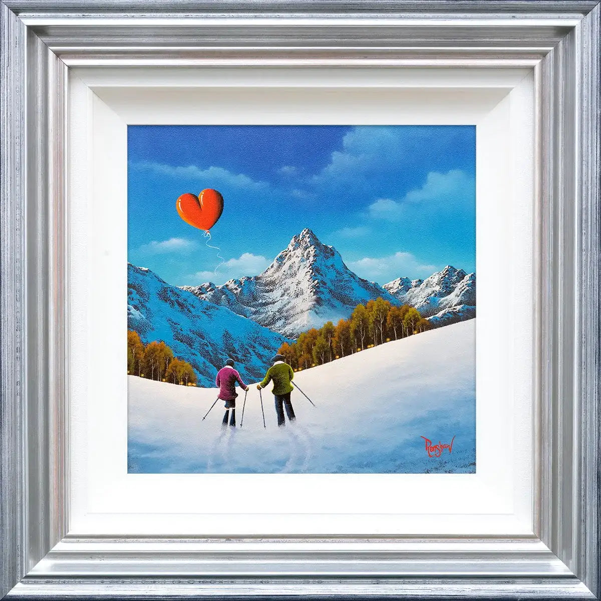 Snowy Memories - Original SOLD by artist David Renshaw - Wyecliffe Galleries