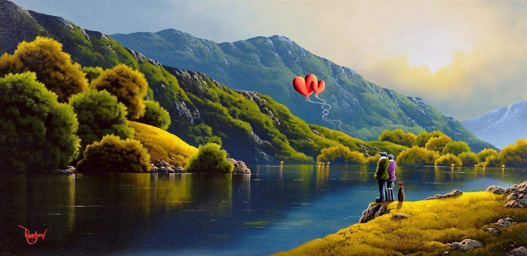 Souls Meet - SOLD by artist David Renshaw - Wyecliffe Galleries