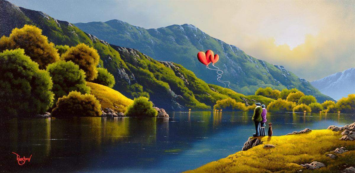 Souls Meet - SOLD by artist David Renshaw - Wyecliffe Galleries